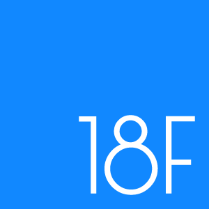 18F logo